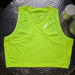 Nike running crop top